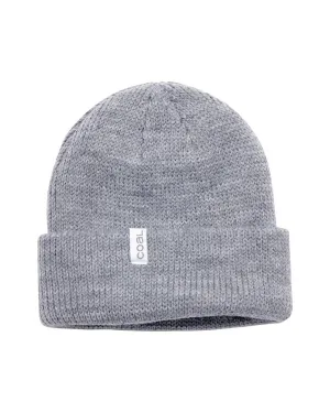 Frena Thick Knit Cuff Beanie - Heather Grey